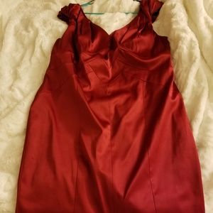 Dress barn formal dress burgundy size 16